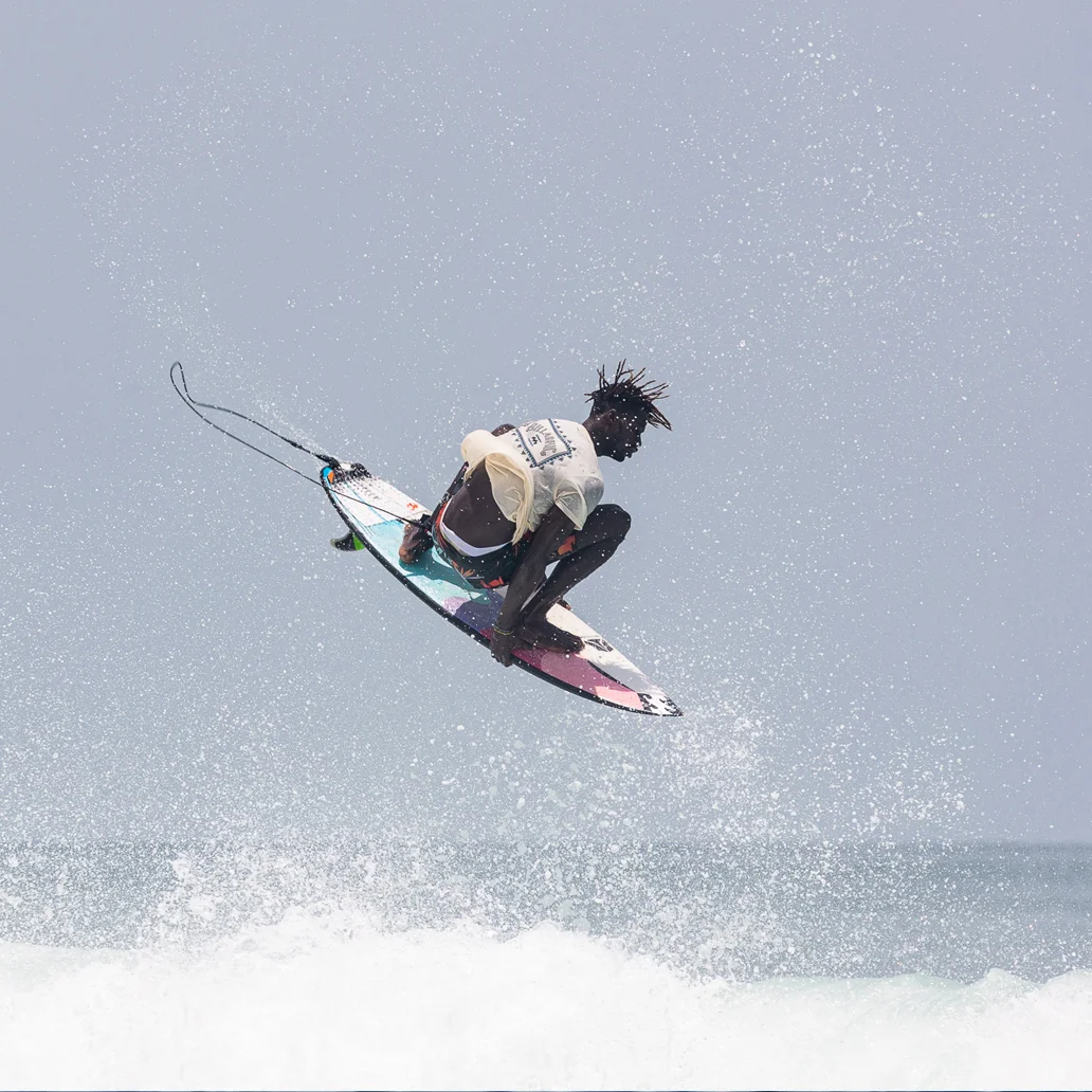 Cherif Fall — rider Alessandro Pierre Surfboards